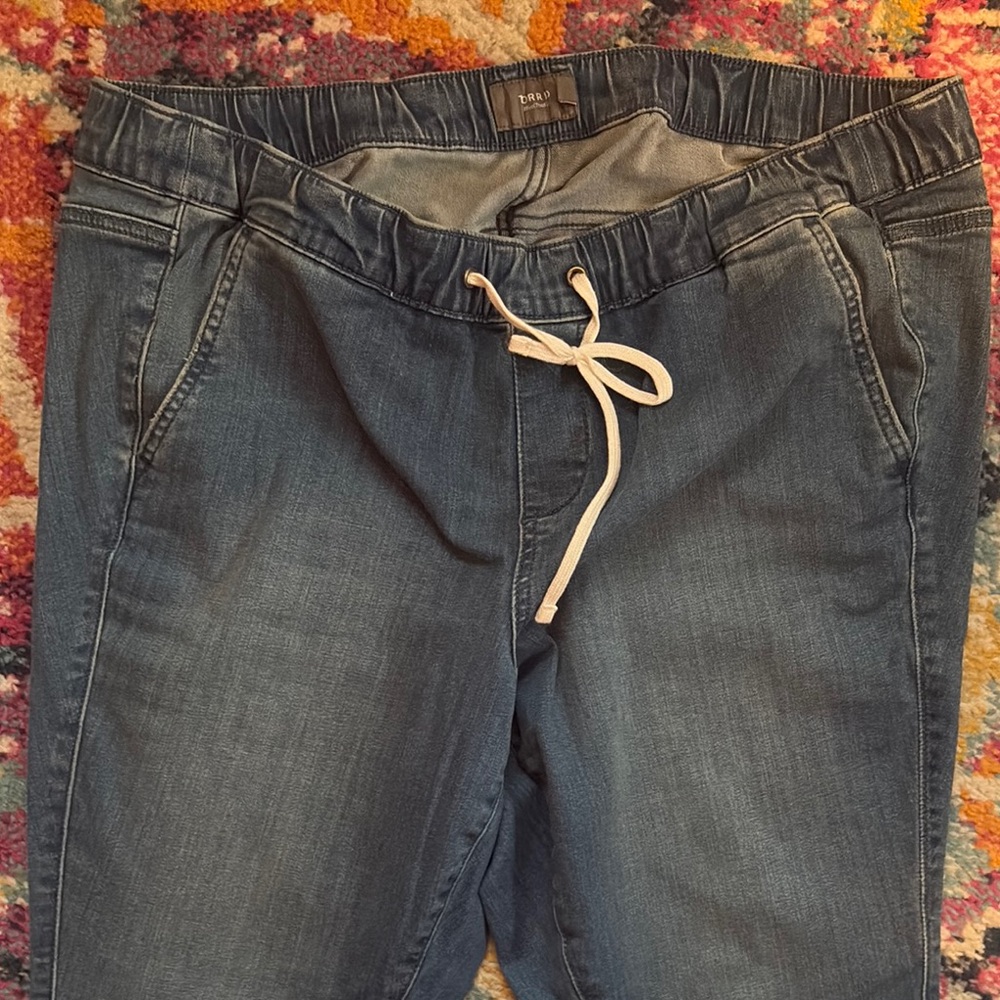 NWT Torrid Blue Jeans with Drawstring Waist 1 Short - Picture 3 of 4